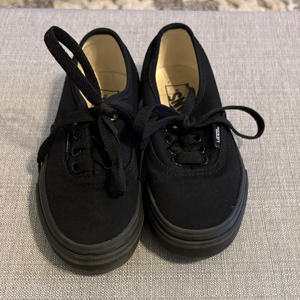 Vans Kids Black Sneakers